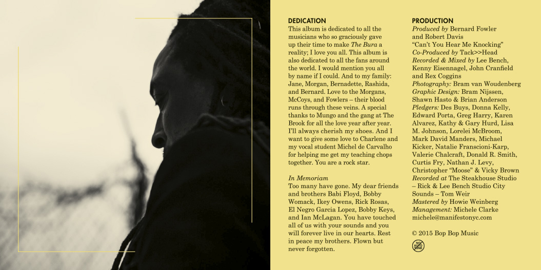 Bernard Fowler / The Bura / Megaforce Records / 2014