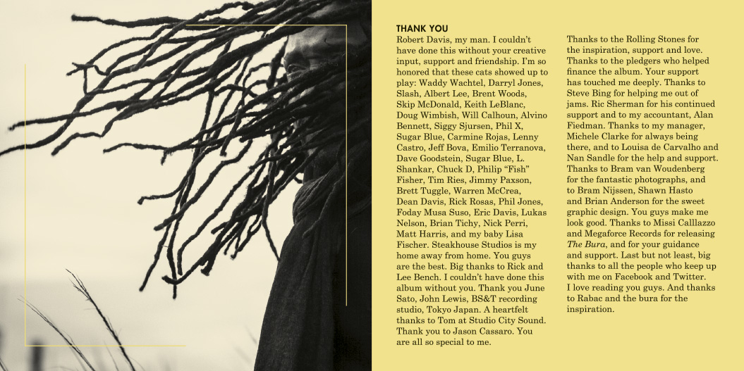 Bernard Fowler / The Bura / Megaforce Records / 2014